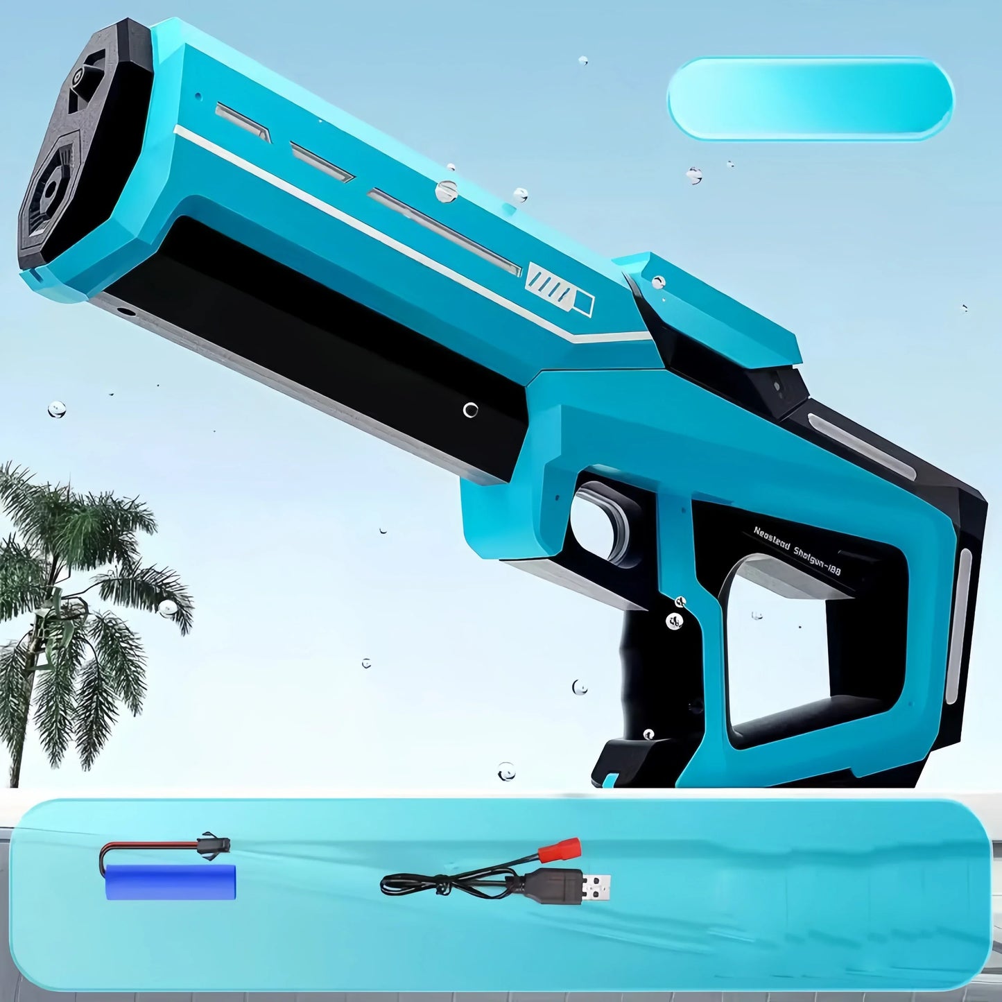 Pistola de Água Elétrica Super Potente para crianças e adultos