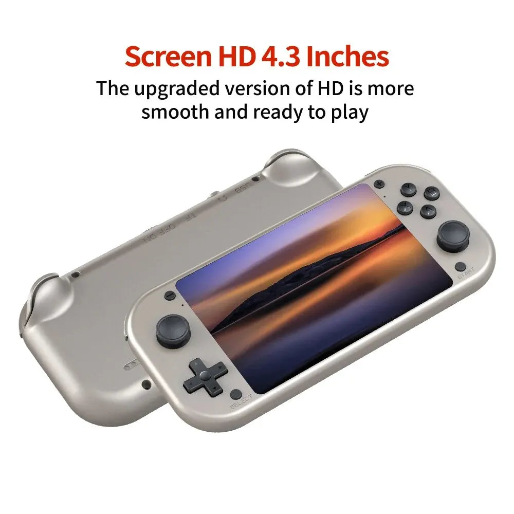 Consola de videojogos portátil retro BOYHOM M17, sistema Linux de código aberto, ecrã IPS de 4,3 polegadas, leitor de vídeo portátil de bolso para PSP