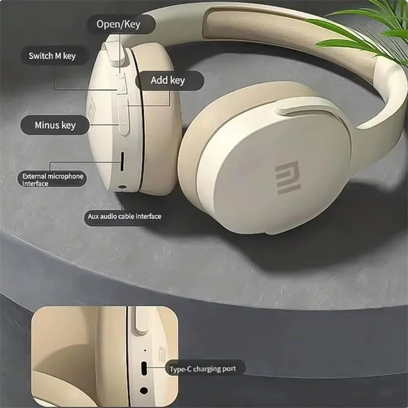 Auscultadores Xiaomi Bluetooth 5.3 – Som Hi-Fi Estéreo com Microfone Integrado