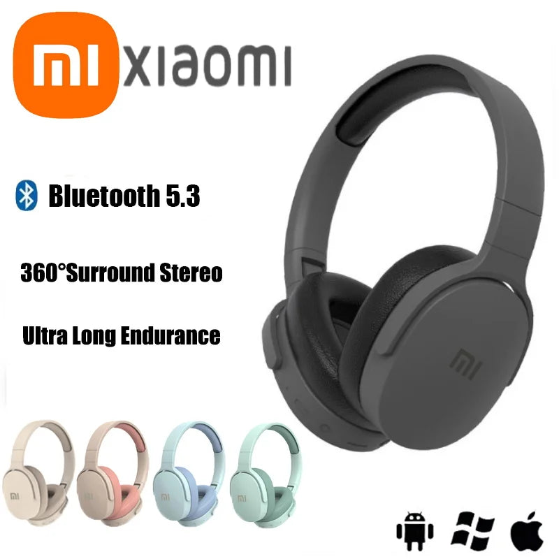 Auscultadores Xiaomi Bluetooth 5.3 – Som Hi-Fi Estéreo com Microfone Integrado