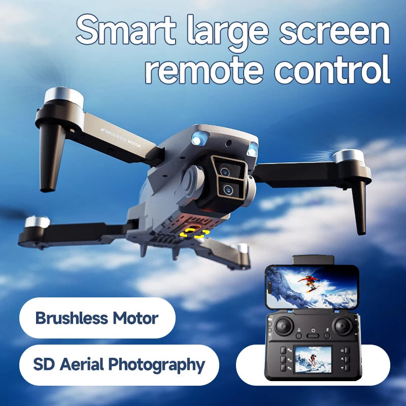 M2 Drone Remote Control Aircraft Toys 8K HD Dual-Camera Brushless Motor Optical Flow Positioning Intelligent Obstacle Avoidance