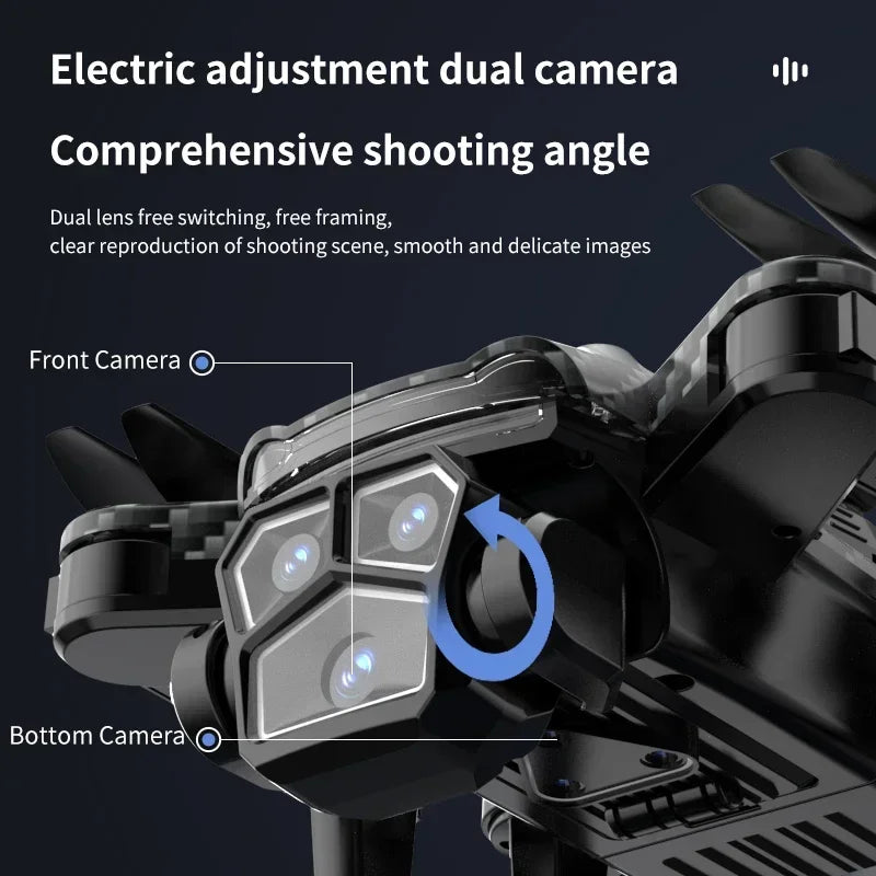 Drone Xiaomi Mijia S196GPS 8K Câmara HD profissional 5G Fotografia sem escovas para evitar obstáculos Fluxo ótico Brinquedo dobrável