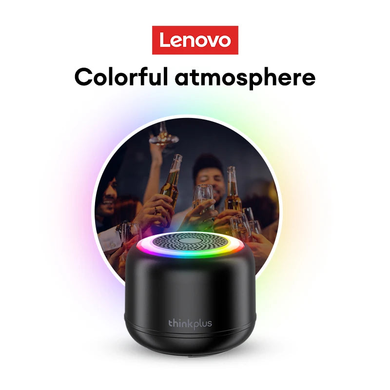 Lenovo K14 Pro RBG original, colunas portáteis Hi-Fi Bluetooth V5. 4 TWS, som surround vibratório, subwoofer, colunas para exteriores