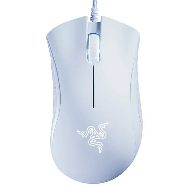 Rato gaming com fio Razer DeathAdder Essential original, sensor ótico de 6400 DPI, 5 botões independentes para portátil e PC gaming