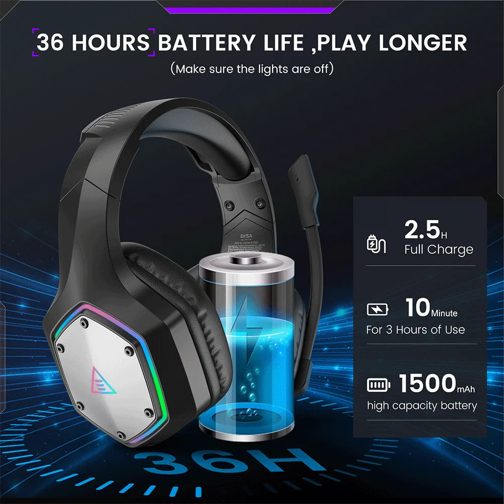 EKSA E1000 WT – Headset Gaming