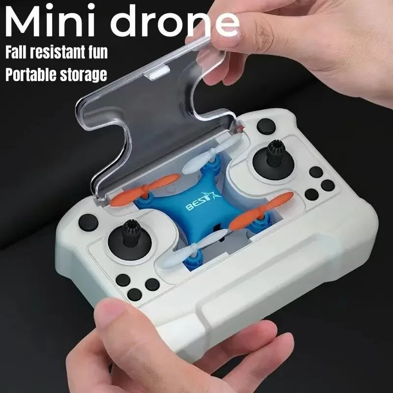 Mini drone com controlo remoto, novo brinquedo infantil, micro aeronave, quadricóptero