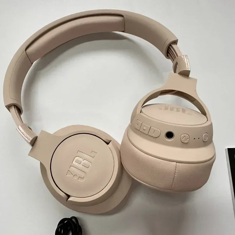 Original JBL Tune 760NC Wireless Bluetooth Headphones Noise Cancelling Earphone Music Sports Folding Headset JBL T760NC