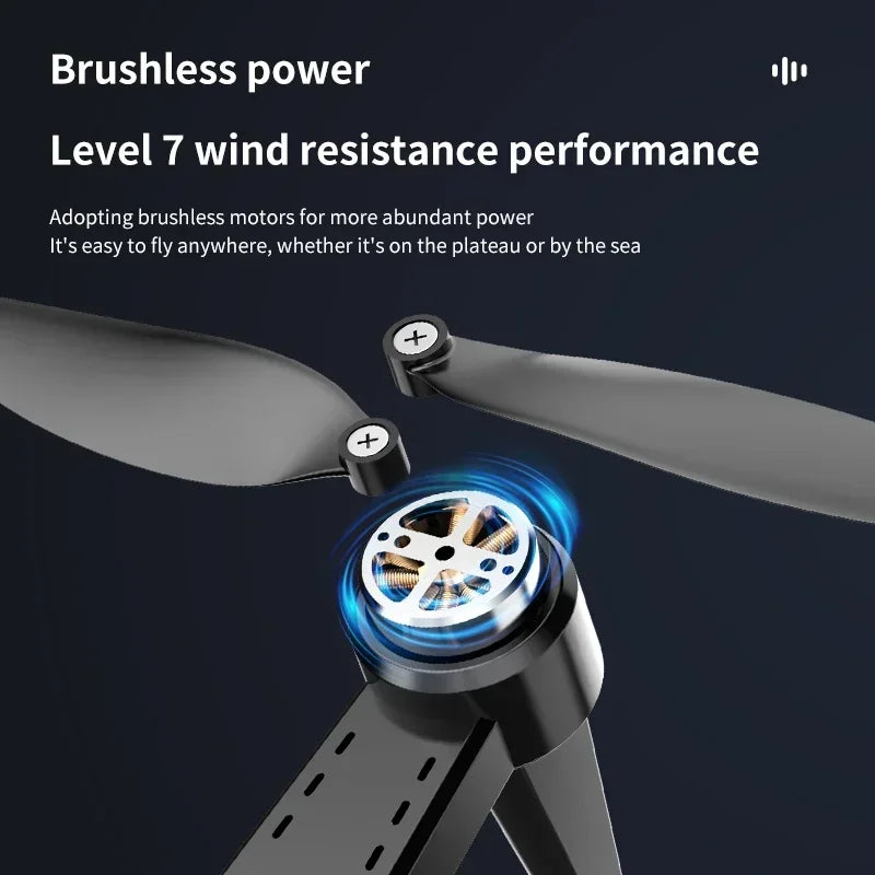 Drone Xiaomi Mijia S196GPS 8K Câmara HD profissional 5G Fotografia sem escovas para evitar obstáculos Fluxo ótico Brinquedo dobrável