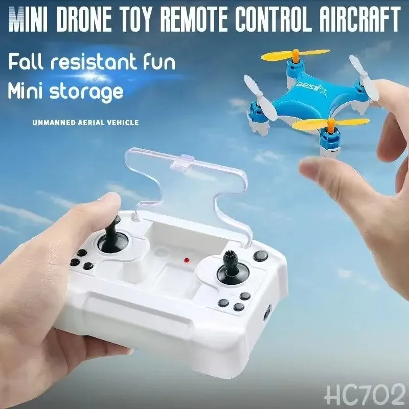 Mini drone com controlo remoto, novo brinquedo infantil, micro aeronave, quadricóptero