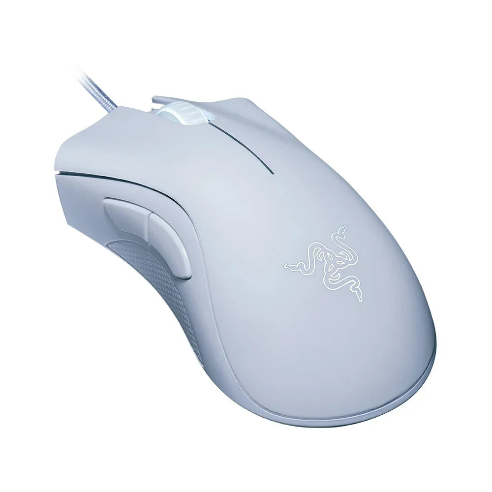 Rato gaming com fio Razer DeathAdder Essential original, sensor ótico de 6400 DPI, 5 botões independentes para portátil e PC gaming