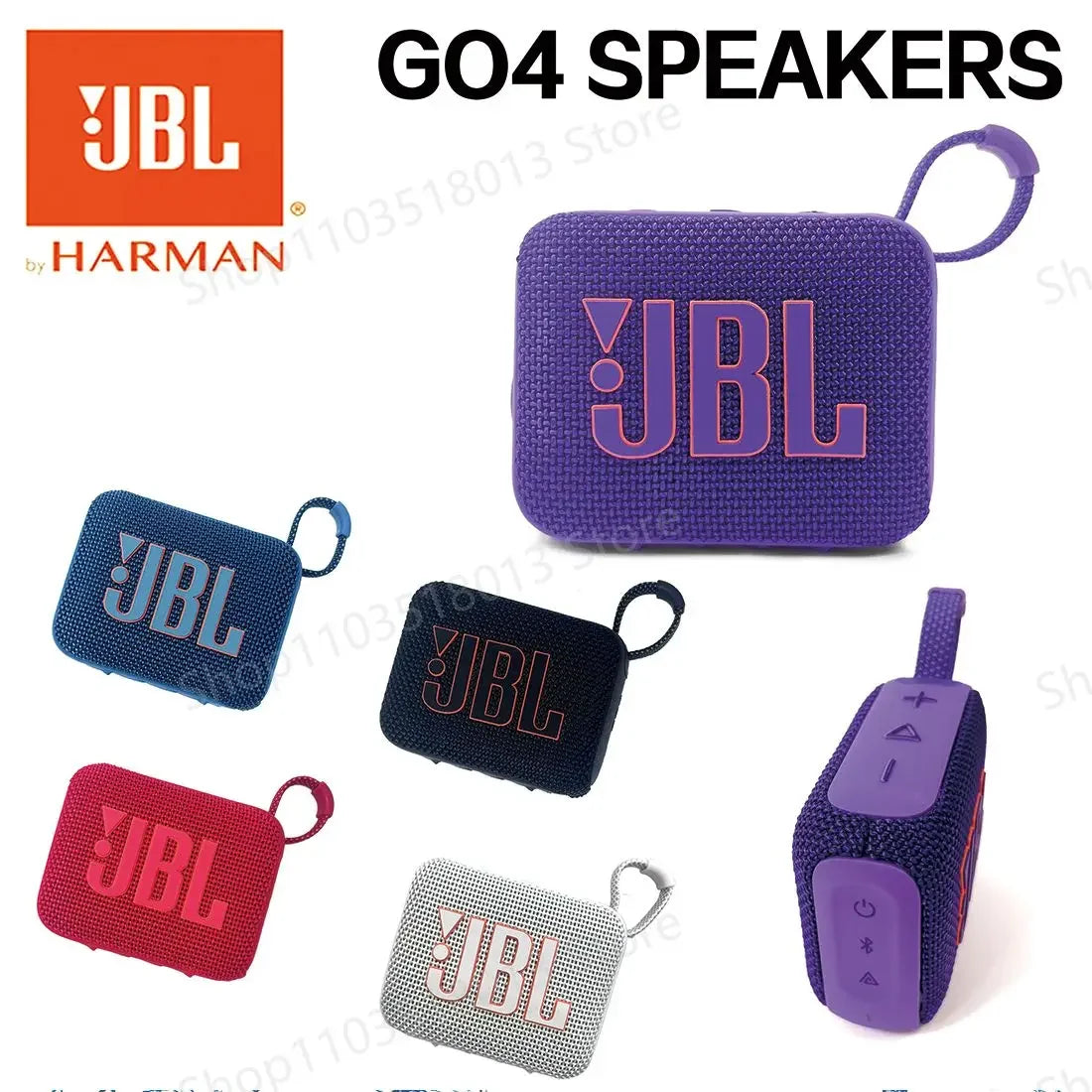 JBL GO 4 original, portátil, à prova de água, para exteriores, desportiva, JBL GO4, Bluetooth 5.3