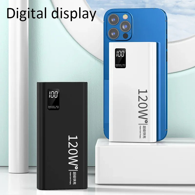 Xiaomi 120W High Capacity Power Bank 50000mAh Fast Charging Powerbank Portable Battery Charger.