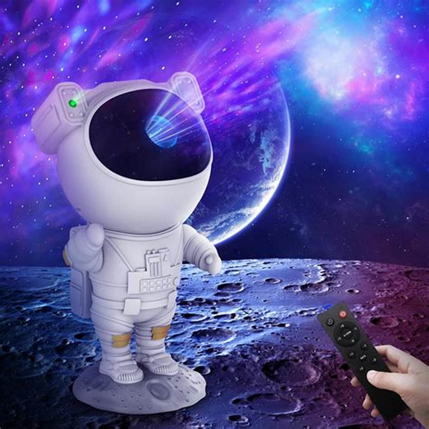Projetor Astronauta Galaxy Star LED Luz Noturna Céu Estrelado Lâmpada Projetora Decoração Quarto Quarto Decorativo Para Presentes Infantis