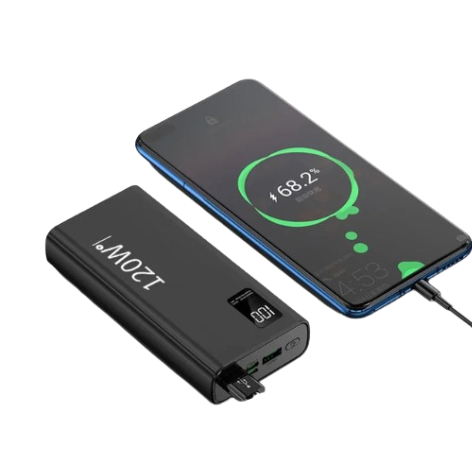 Xiaomi 120W High Capacity Power Bank 50000mAh Fast Charging Powerbank Portable Battery Charger.