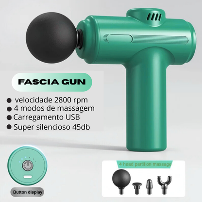 Massageador Compacto 4 em 1 – USB, Potente e Versátil!