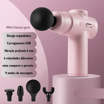 Massageador Compacto 4 em 1 – USB, Potente e Versátil!