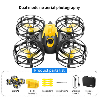 Mini drone 4DRC V18 3D Flip Modo sem cabeça Drones Pressão de ar Brinquedo infantil Presente NOVO
