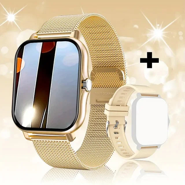 Smartwatch com Chamadas Bluetooth e Monitor de Saúde – Estilo e Funcionalidade no Seu Pulso