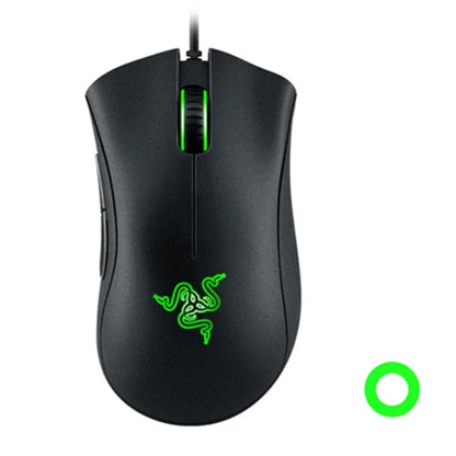 Rato gaming com fio Razer DeathAdder Essential original, sensor ótico de 6400 DPI, 5 botões independentes para portátil e PC gaming