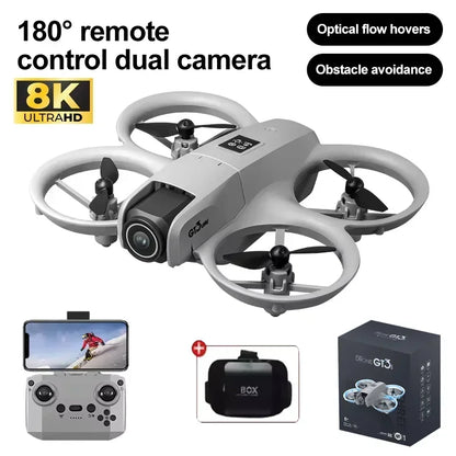 NOVO Drone GT3 Original 8K WIFI GPS Fotografia Aérea Profissional HD Comando Remoto Aeronave HD Câmara Dupla Quadricóptero Brinquedos UAV