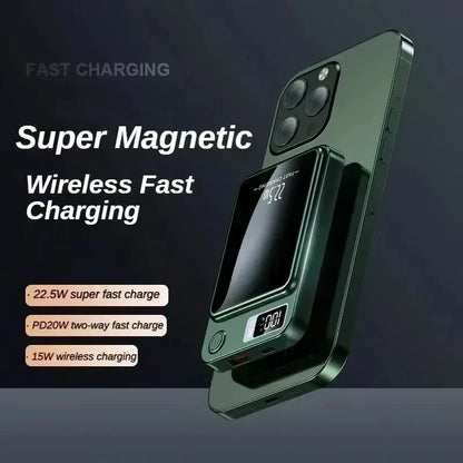 Xiaomi Power Bank Magnético 100 000 mAh – Carregamento Sem Fio 22,5 W Magsafe