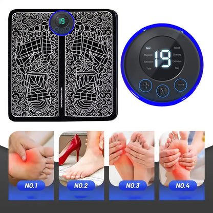 Massageador Portátil Dobrável – Relaxamento Instantâneo em Qualquer Lugar!