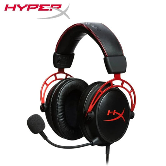 Auricular para jogos HyperX Cloud Alpha Limited Edition original usado com microfone para PC, PS4, Xbox e telemóvel