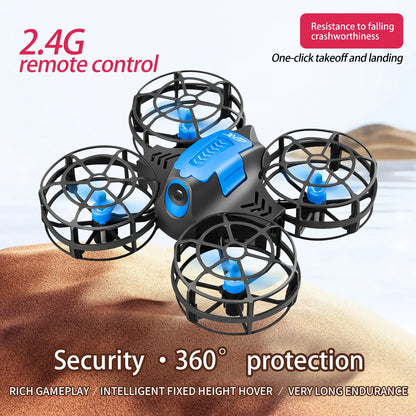 Mini drone 4DRC V18 3D Flip Modo sem cabeça Drones Pressão de ar Brinquedo infantil Presente NOVO