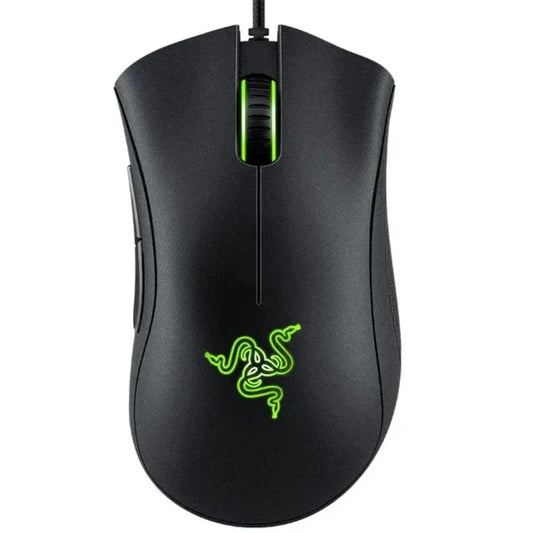Rato gaming com fio Razer DeathAdder Essential original, sensor ótico de 6400 DPI, 5 botões independentes para portátil e PC gaming