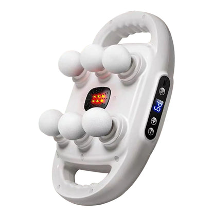 Pistola de massagem muscular de alta frequência, pistola de massagem para costas e cintura, seis cabeças, pistola de massagem profissional para corpo e ombros