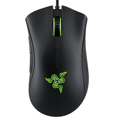 Rato gaming com fio Razer DeathAdder Essential original, sensor ótico de 6400 DPI, 5 botões independentes para portátil e PC gaming