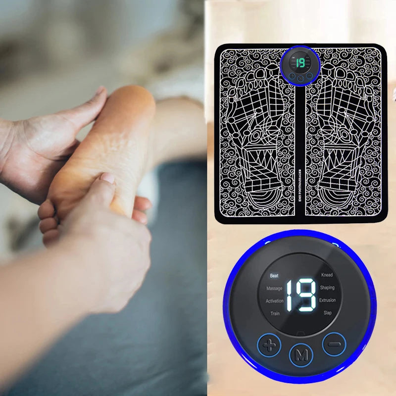 Massageador Portátil Dobrável – Relaxamento Instantâneo em Qualquer Lugar!