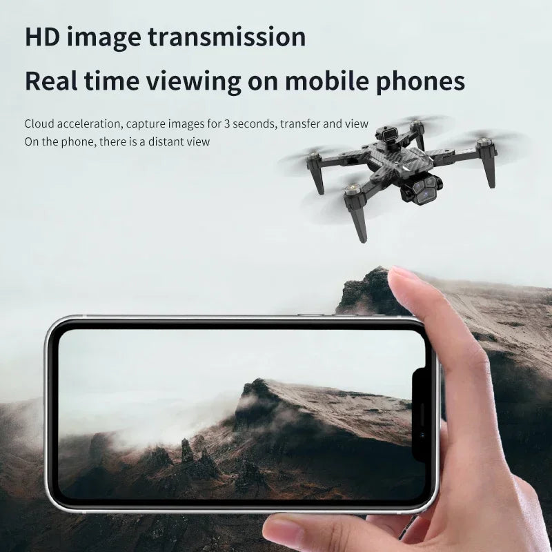 Drone Xiaomi Mijia S196GPS 8K Câmara HD profissional 5G Fotografia sem escovas para evitar obstáculos Fluxo ótico Brinquedo dobrável