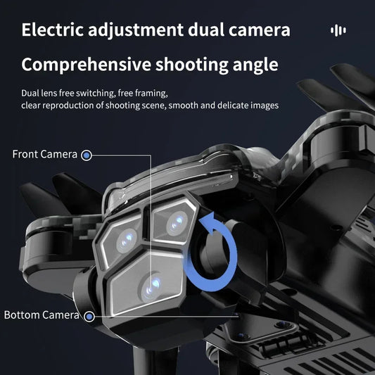 Drone Xiaomi Mijia S196GPS 8K Câmara HD profissional 5G Fotografia sem escovas para evitar obstáculos Fluxo ótico Brinquedo dobrável