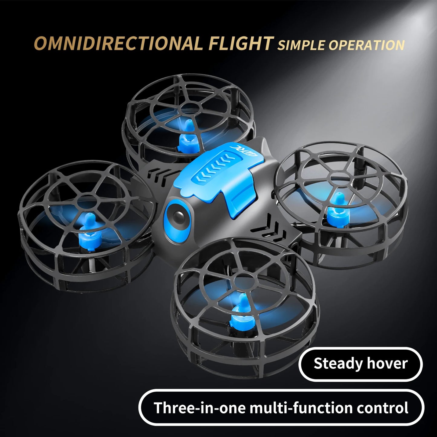 Mini drone 4DRC V18 3D Flip Modo sem cabeça Drones Pressão de ar Brinquedo infantil Presente NOVO