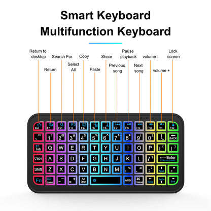 Teclado Bluetooth Sem Fio com Mouse