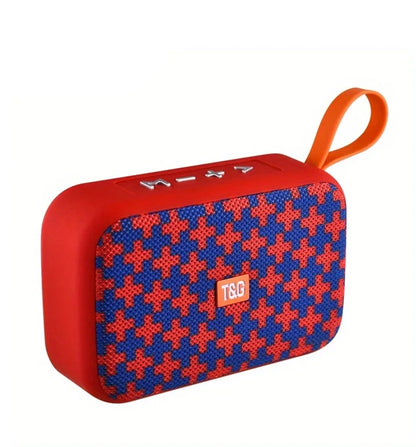 Outdoor Portable Wireless Stereo Speaker Large Volume Small Subwoofer TWS Stereo Subwoofer Rod Hands-Free Call/FM/U disk