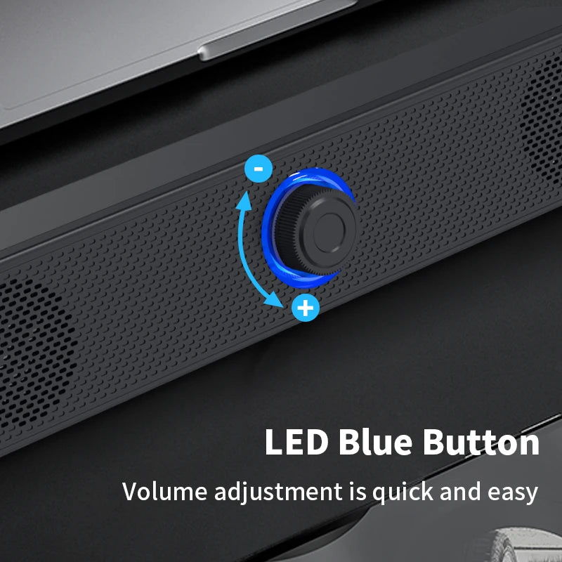 Altifalantes duplos de mesa com fios 1002, sem fios Bluetooth 3511, alimentados por USB, AUX 3,5 mm, luzes LED, altifalante estéreo 3D para portátil e TV