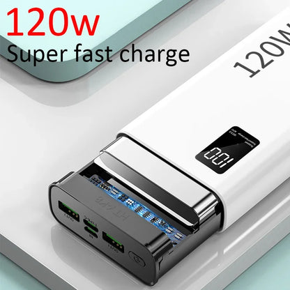 Xiaomi 120W High Capacity Power Bank 50000mAh Fast Charging Powerbank Portable Battery Charger.