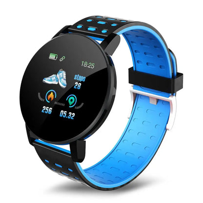 Smartwatch 119S – Monitorização de Saúde e Estilo no Seu Pulso