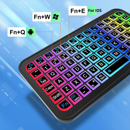 Teclado Bluetooth Sem Fio com Mouse