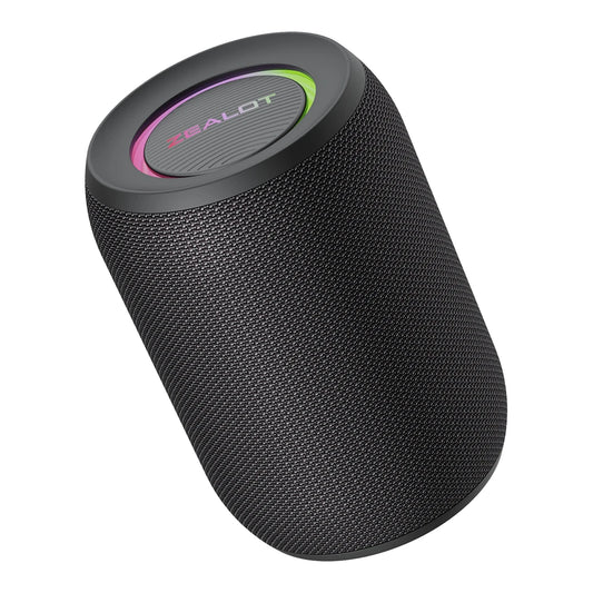 Zealot-S32PRO - Coluna Bluetooth potente, sem fios, com graves potentes, luz LED, colunas para o exterior, subwoofer, suporte para coluna à prova de água
