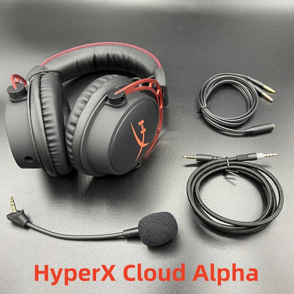 Auricular para jogos HyperX Cloud Alpha Limited Edition original usado com microfone para PC, PS4, Xbox e telemóvel