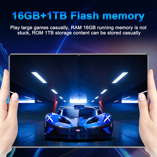 Liberte o Poder da Velocidade – Tablet 5G com 16GB RAM, 1TB, Tela Gigante e Super Bateria!