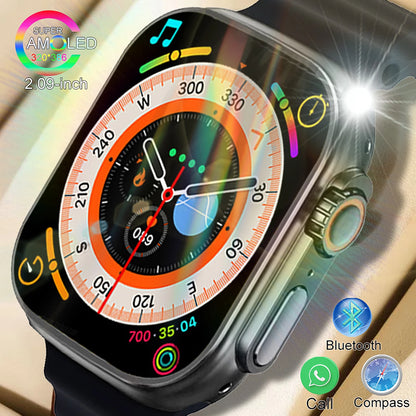 Relógio Inteligente T10 Ultra Atende Chamadas Desportivo Fitness Rastreador Mostrador Personalizado Smartwatch Masculino Feminino Presente para Apple Phone PK IWO 27 X8 T500