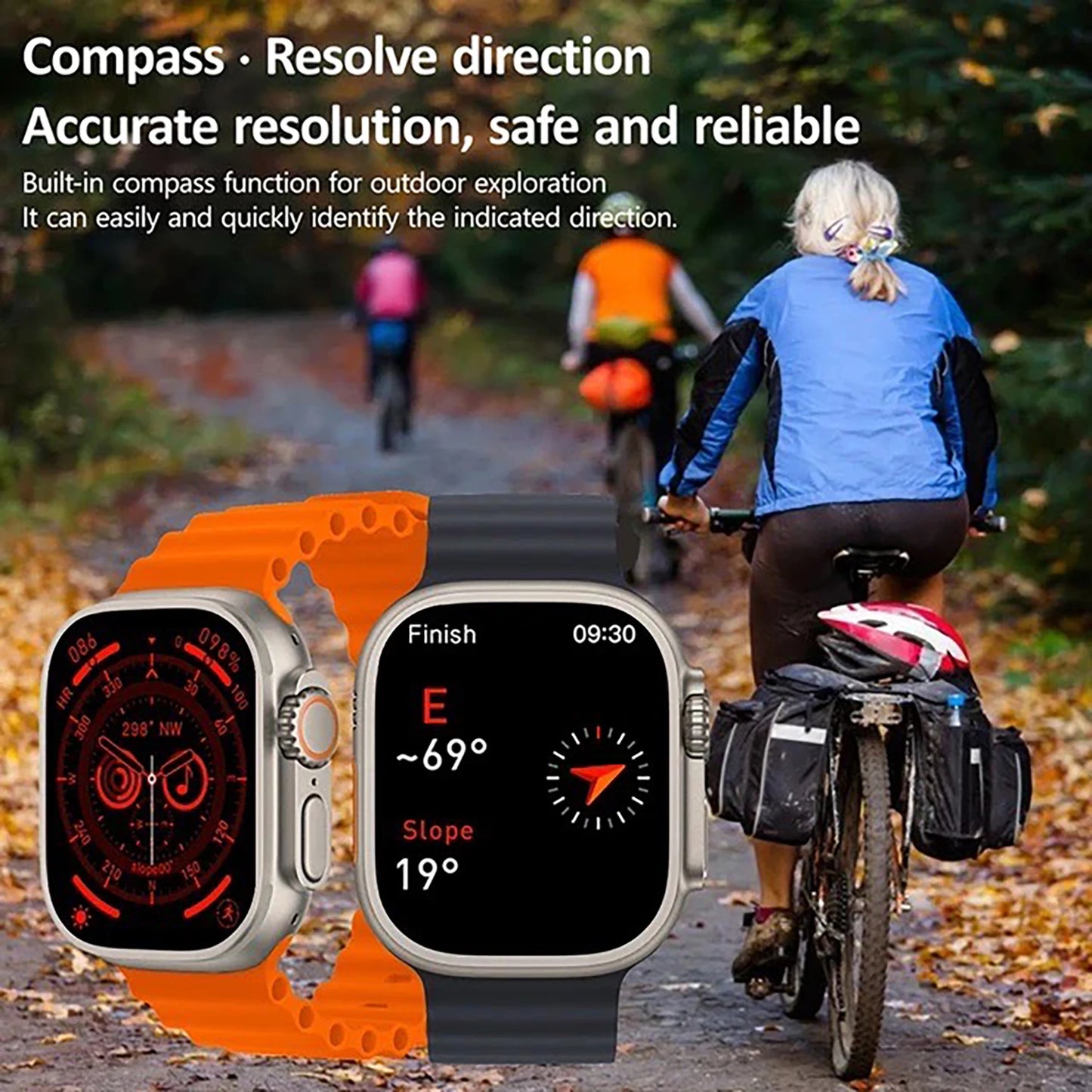 Relógio Inteligente T10 Ultra Atende Chamadas Desportivo Fitness Rastreador Mostrador Personalizado Smartwatch Masculino Feminino Presente para Apple Phone PK IWO 27 X8 T500