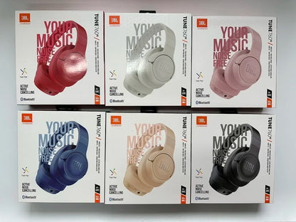 Original JBL Tune 760NC Wireless Bluetooth Headphones Noise Cancelling Earphone Music Sports Folding Headset JBL T760NC